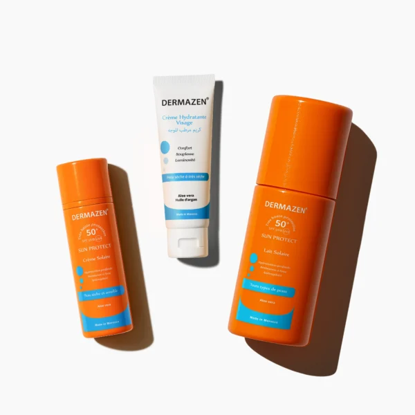 Pack solaire visage et corps & hydratation peau sèche
